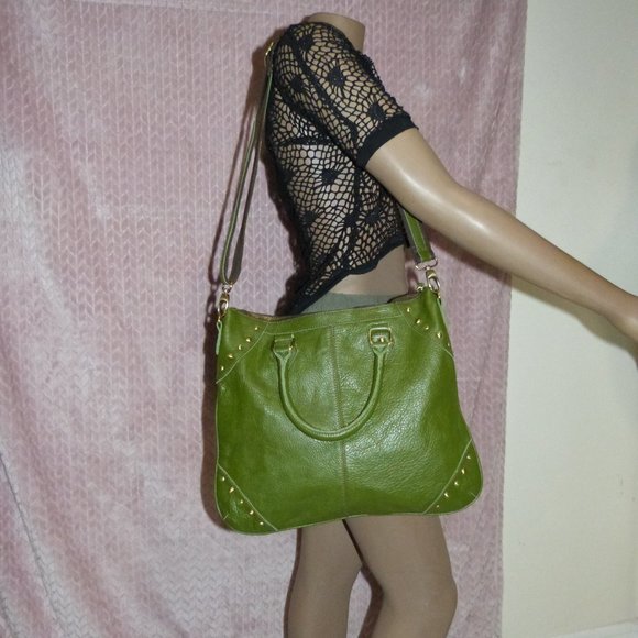 HANDMADE PEBBLED LEATHER CROSSBODY BAG..LIKE NEW - Picture 11 of 11